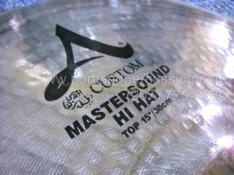 Zildjian A CUSTOM 15 Mastersound High Hats  