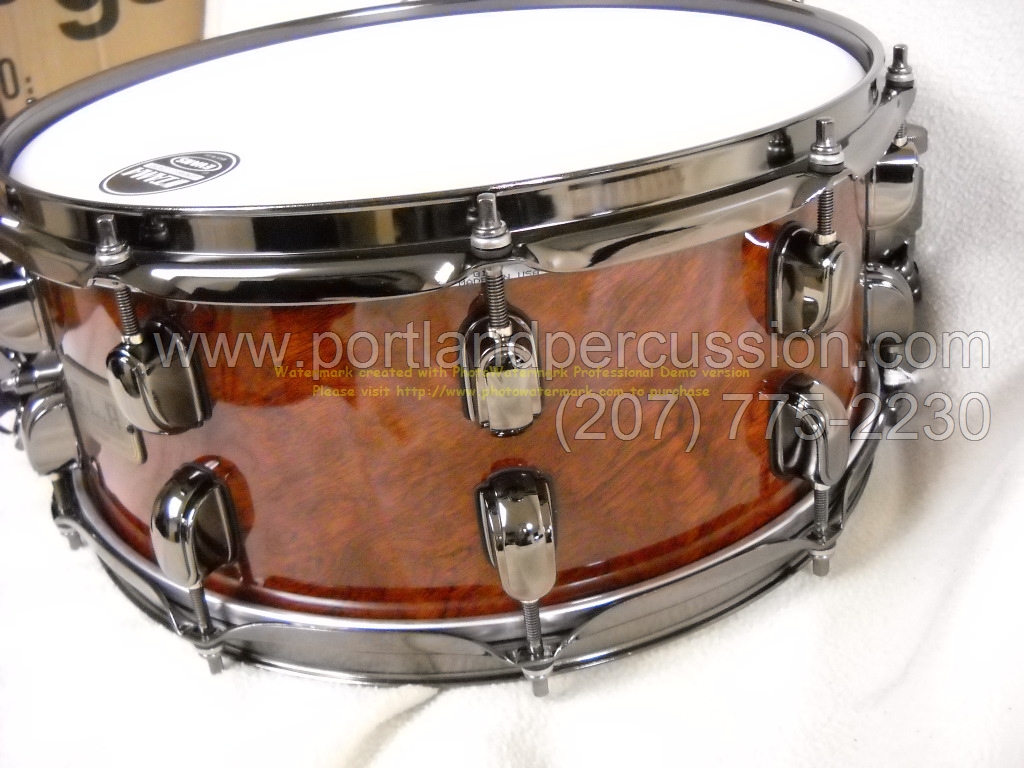 2012 TAMA S.L.P. BUBINGA SNARE WITH CASE [VIDEO DEMO]  