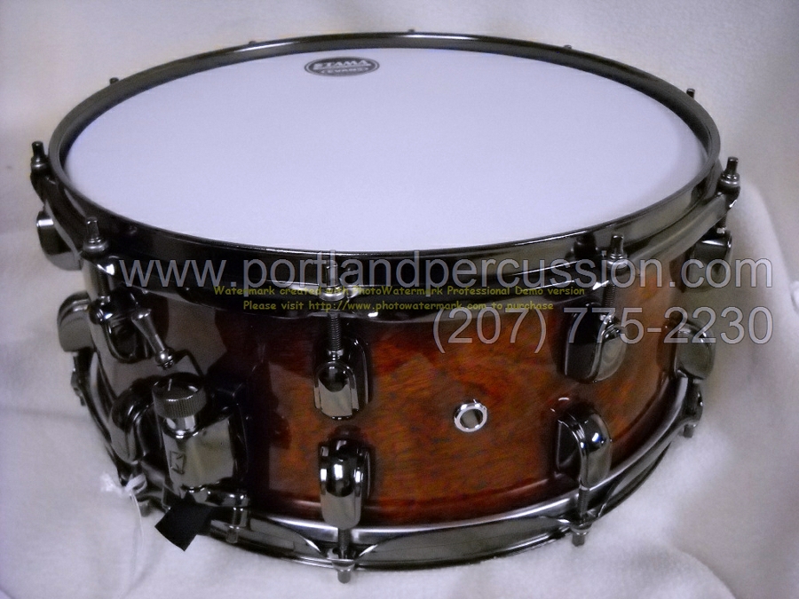 2012 TAMA S.L.P. BUBINGA SNARE WITH CASE [VIDEO DEMO]  