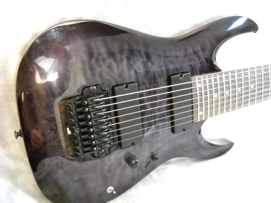 2012 IBANEZ RGA8 QUILT TOP 8 String  