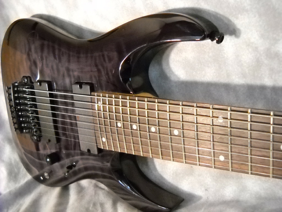 2012 IBANEZ RGA8 QUILT TOP 8 String  